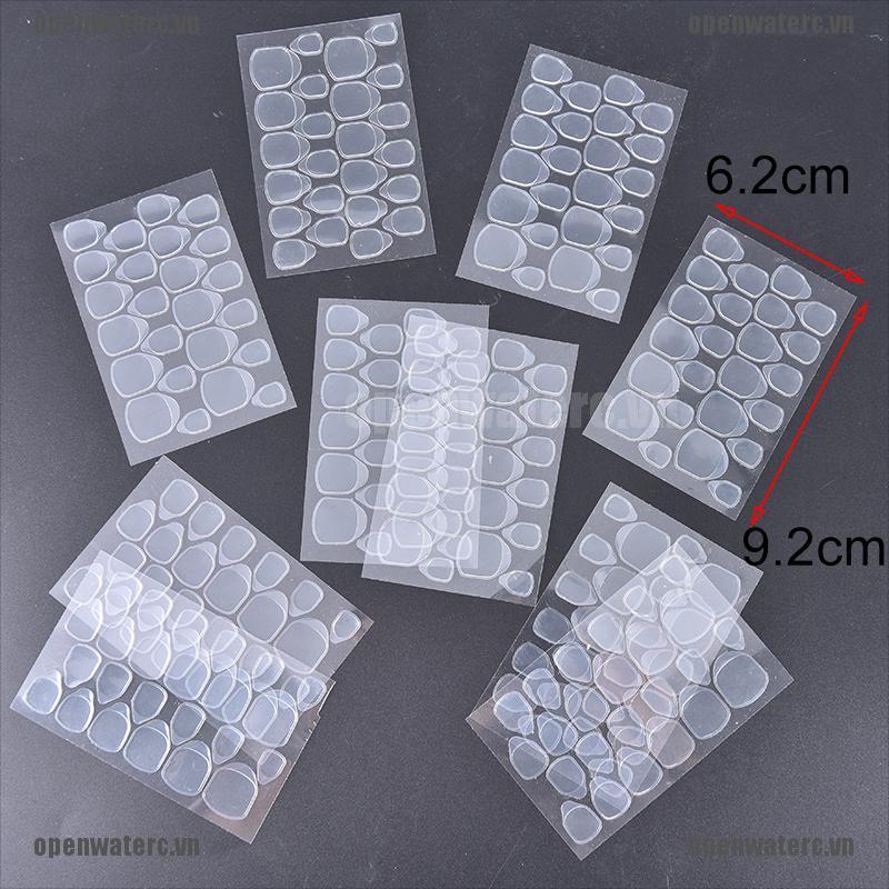 Bộ 10 Móng Tay Giả Trong Suốt Hai Mặt Tiện Dụng