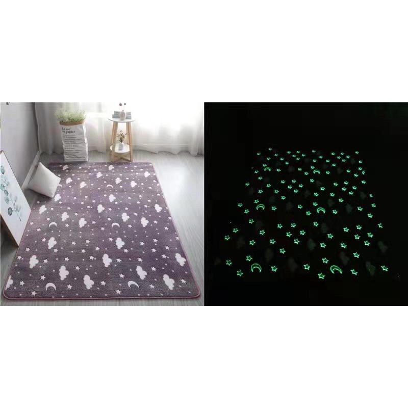 Thảm lông thỏ phát sáng , thảm lông trải sàn mềm mịn kt m6x2m giá rẻ