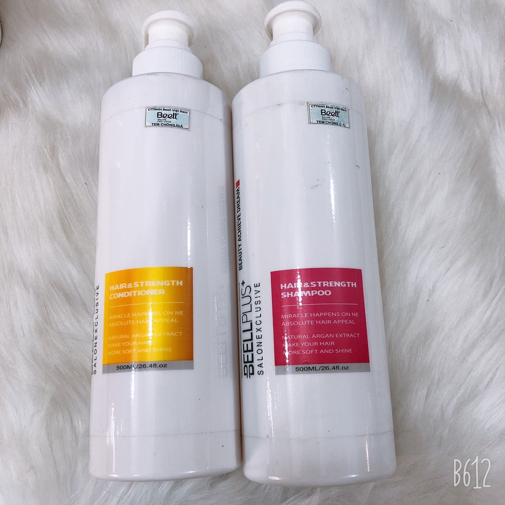 Bộ gội xả phục hồi dưỡng ẩm  Beell Plus 500ml