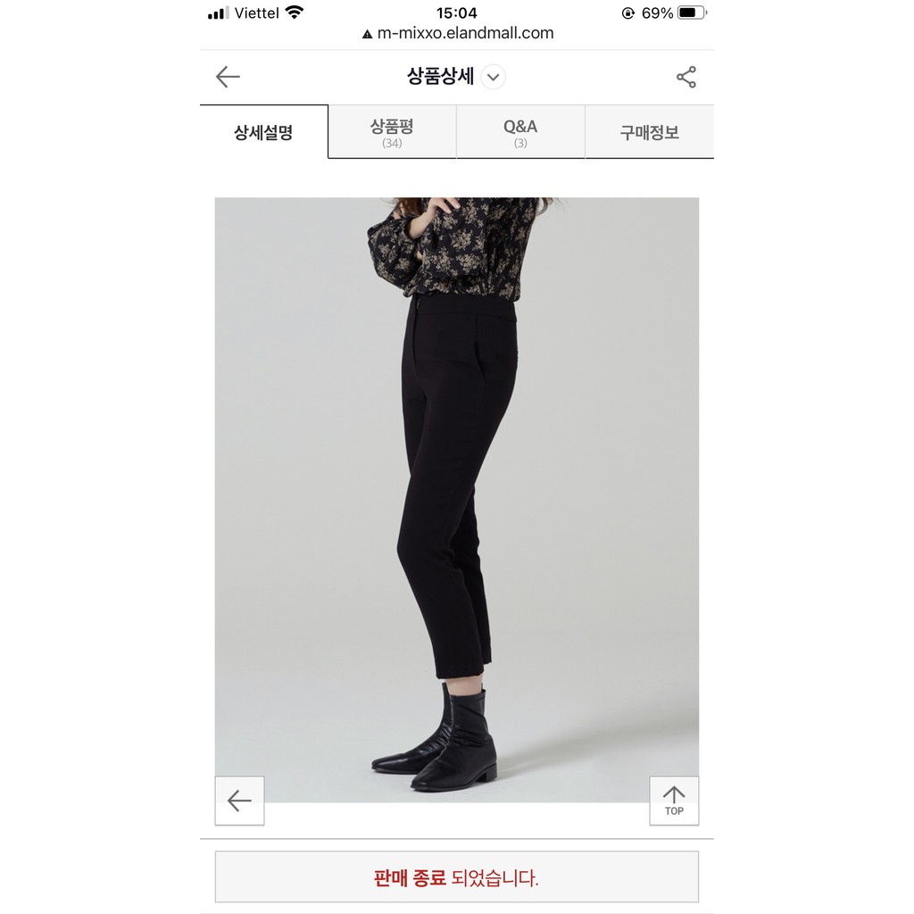 Quần tây Mixxo 2 màu Kami