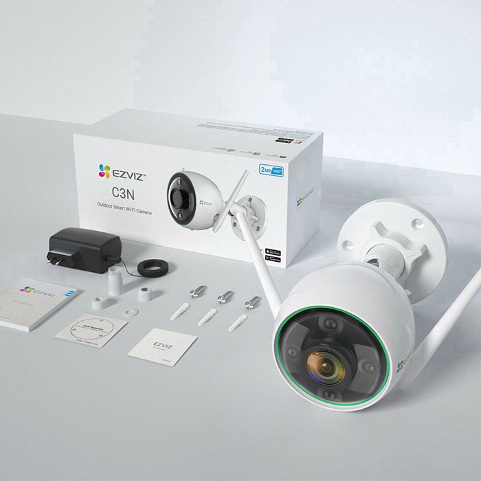 Camera IP EZVIZ Wifi CSC3N ( A03G2WFL1) phát hiện AI, có màu ban đêm