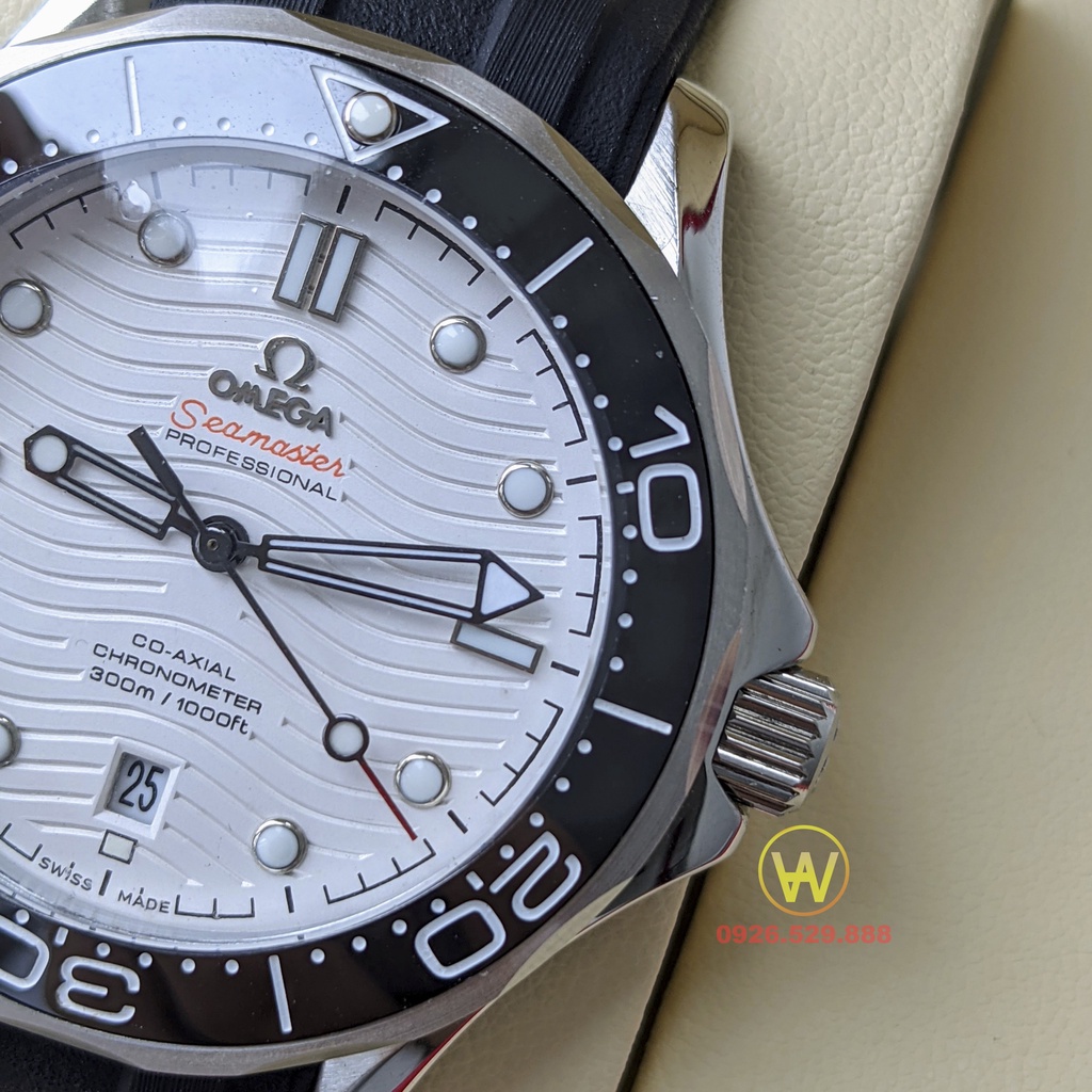 Đồng Hồ Nam OMG Dây Kim Loại/Dây Cao Su Cao Cấp Máy Lộ Cơ Mặt Trắng, Có Chức Năng Lịch Ngày [CÒN ÍT