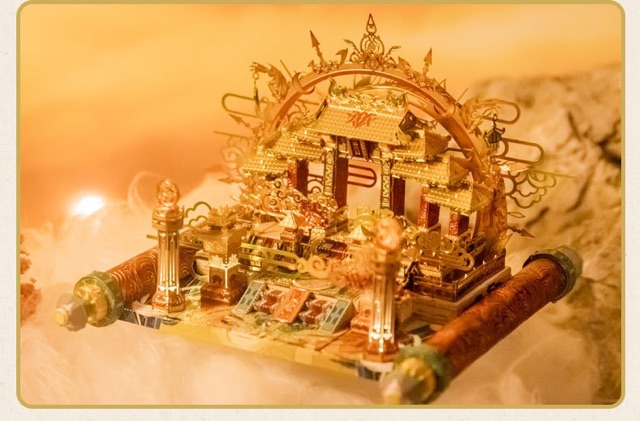 📌 Mô hình lắp ghép kim loại 3d Tiên Cảnh Trung Hoa Nam Thiên Môn