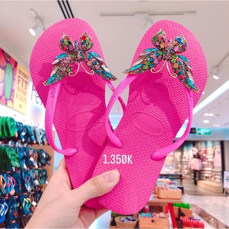 Havaianas Thái kèm charm