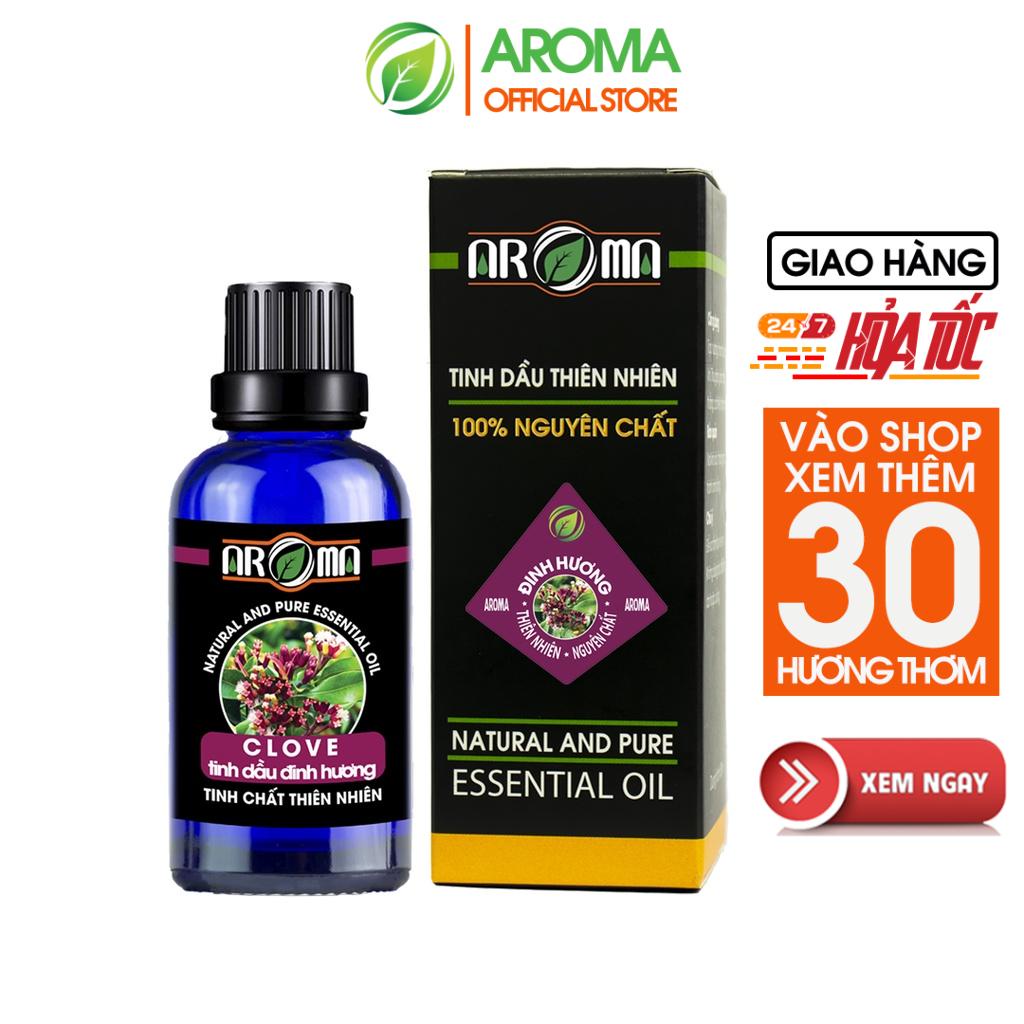 Tinh dầu Đinh hương AROMA | Clove Essential Oil, tinh dầu thơm phòng, thư giãn, giảm căng thẳng, ổn định tim mạch