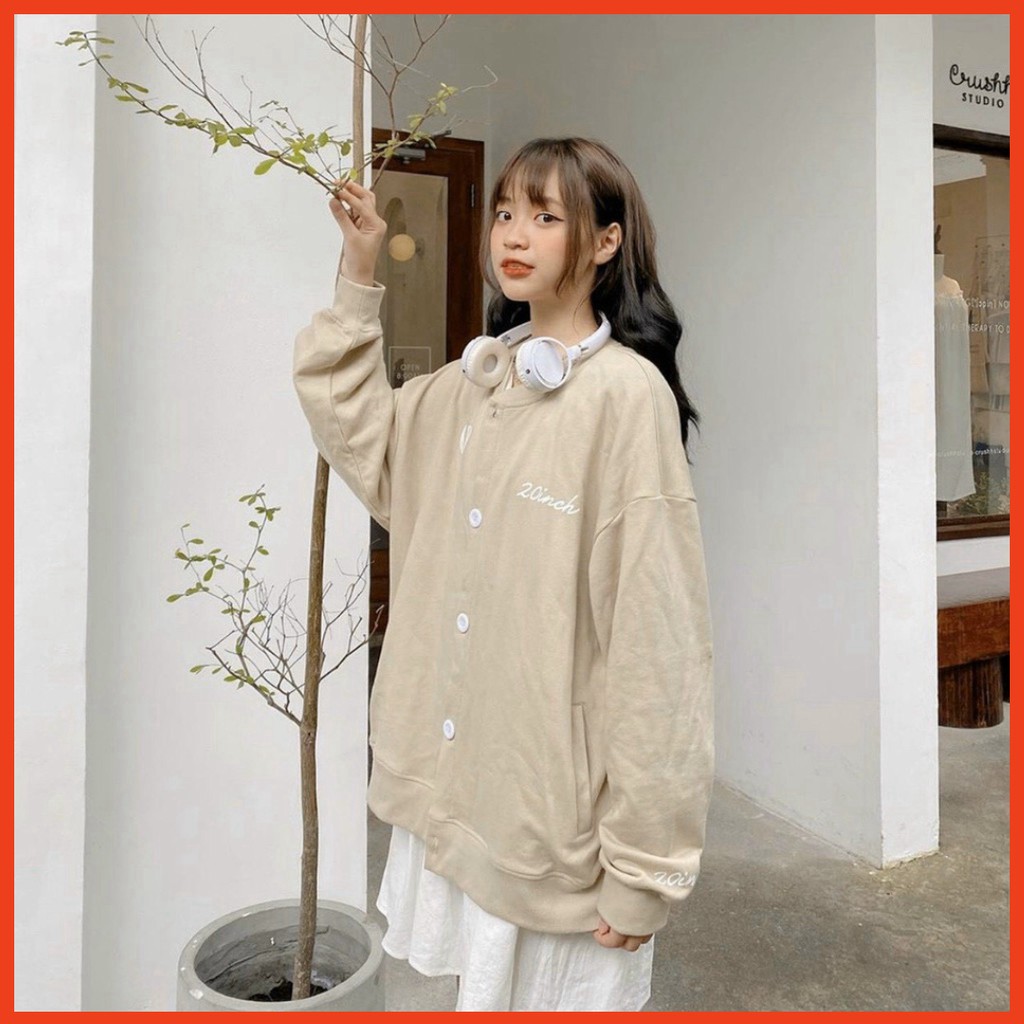 𝗡𝗘𝗪 𝗔𝗥𝗥𝗜𝗩𝗔𝗟 Áo khoác nỉ unisex form rộng WIND cardigan 20INCH, áo khoác hoodie