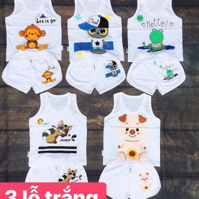Sét 5 bộ 3 lỗ cho bé yêu