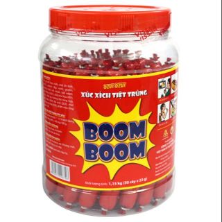 Hộp xúc xích Boom Boom Vissan - Mai Vàng 23g x 50 cây (1.15kg)