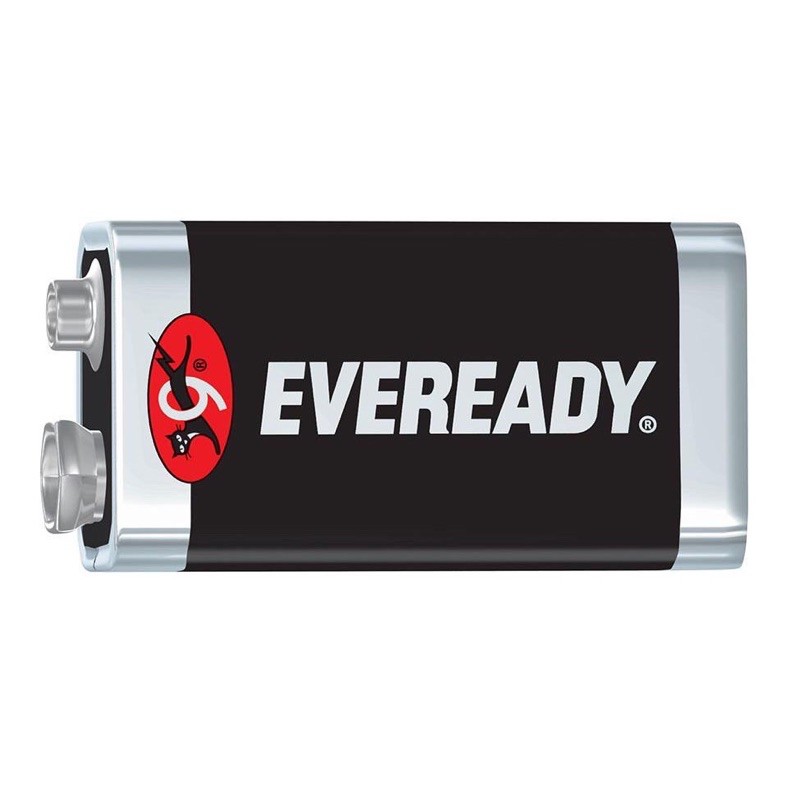 Pin vuông 9V Eveready 522  - Vỉ 1 viên - Hàng chính hãng DKSH Việt Nam.