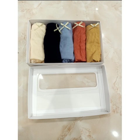 Hộp 5 quần lót cotton thông hơi co giãn 4 chiều siêu mát