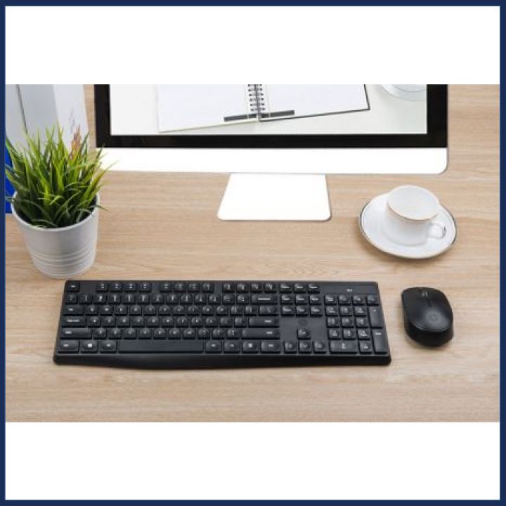 Bộ phím chuột không dây HP CS10 Silent Office - Bảo hành chính hãng 12 tháng