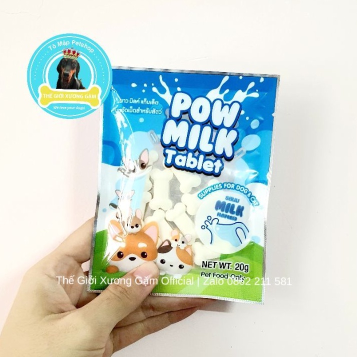 [Mã PET50K giảm Giảm 10% - Tối đa 50K đơn từ 250K] [HOT] KẸO SỮA DÊ THÁI POWMILK GÓI MINI 20GR