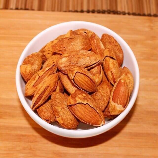500Gr hạnh nhân rang bơ vỏ mỏng thơm ngon dinh dưỡng