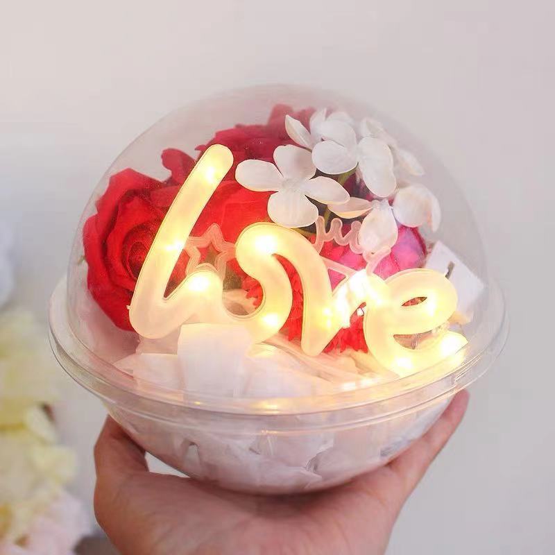Đèn Led Neon 520 Chữ Số LOVE Trang Trí Bánh Kem Sinh Nhật