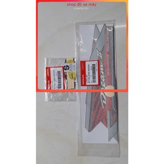 Bộ tem lửa và tem thông số Dream hàng zin chính hãng Honda Thái .