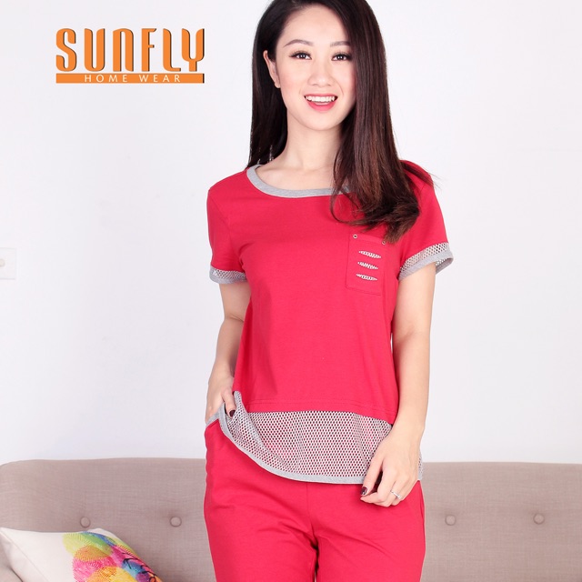 Bộ đồ xuân hè sunfly cao câp 2018 SUNFLY