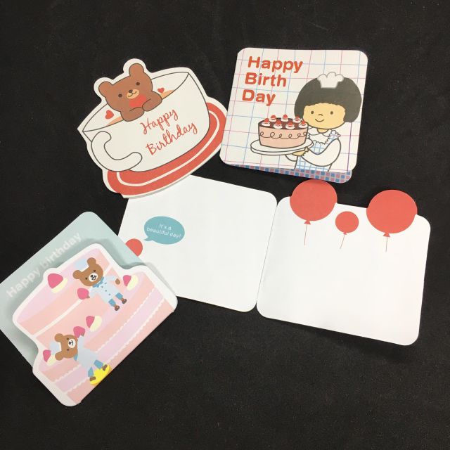 Thiệp mini nhiều chủ đề siêu cute - Thiệp chúc mừng sinh nhật, valentine, 8/3,...cực dễ thương - ý nghĩa