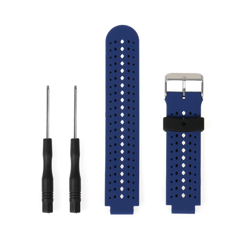 Dây thay thế đồng hồ đeo tay silicone nhiều màu sắc cao cấp thích hợp cho Garmin Forerunner 235 230 220 620 630 735