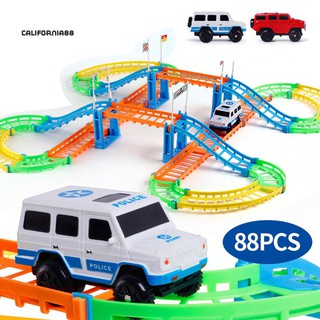 Mô hình đồ chơi đường ray xe lửa 2 tầng siêu thú vị dành cho các bé