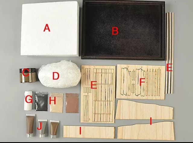 BỘ VẬT LIỆU LÀM MÔ HÌNH SA BÀN (TỶ LỆ 1/72) MÃ SP: HHW