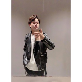 Áo Khoác Da Biker Nam Cao Cấp