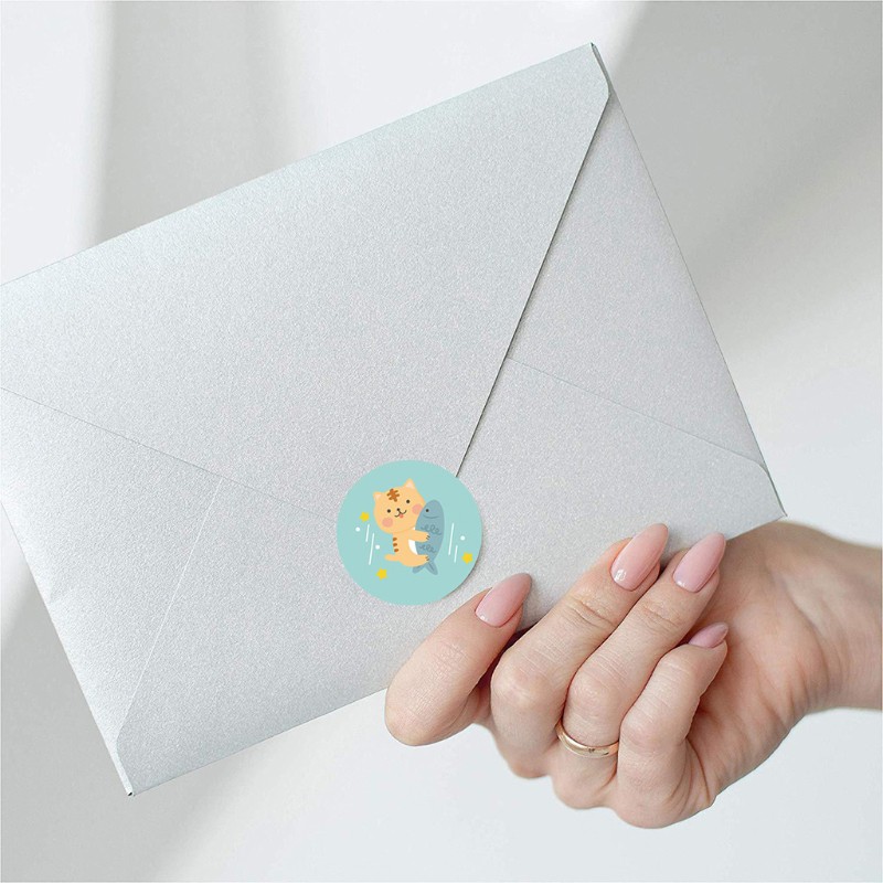 Set 500 nhãn dán niêm phong bao bì gói quà tặng cho ngày của mẹ