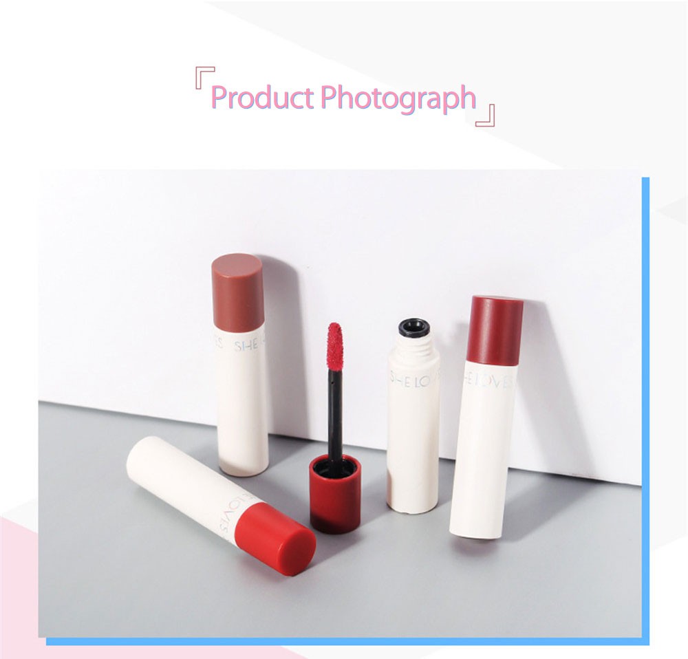 (Hàng Mới Về) Son Kem Lì Chống Thấm Nước Không Phai Cho Nữ | BigBuy360 - bigbuy360.vn