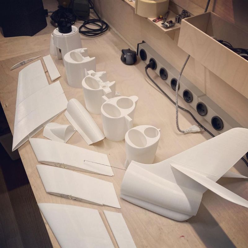 Bộ vỏ máy bay tiêm kích F84f thunderstreak