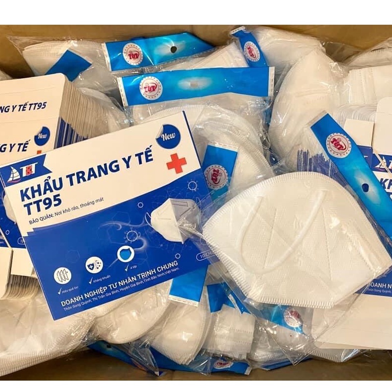 [Thùng 300/cái] Khẩu Trang Y Tế 94 Lâm Thịnh chính hãng kháng khuẩn chống bụi mịn