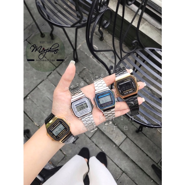 Đồng hồ A168 vintage nam nữ