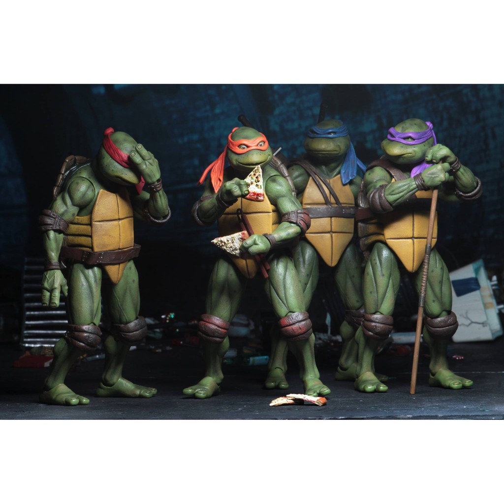 Mô hình NECA Ninja Rùa TMNT 2018 SDCC Limited Edition Teenage Mutant Ninja Turtles 1990 18cm