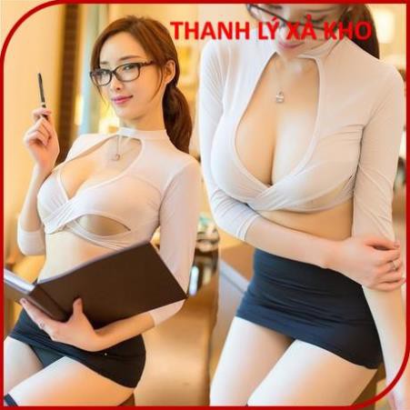 Bộ đồ ngủ cosplay nữ thư kí, tiếp viên, Po-lice gợi cảm, sexy nóng bỏng xuyên thấu- tk001, TK002 | BigBuy360 - bigbuy360.vn