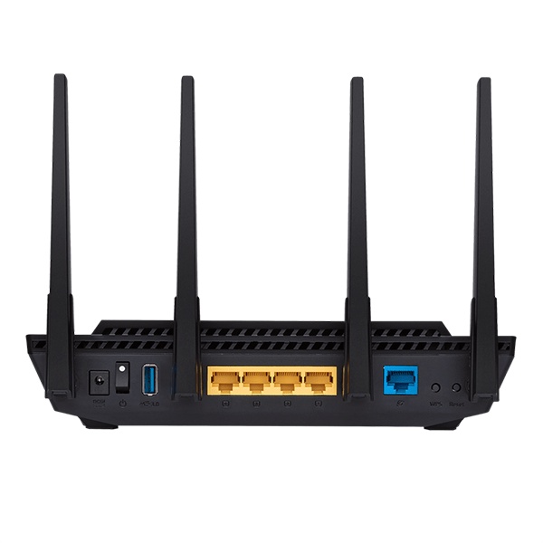 Bộ phát wifi ASUS gaming RT-AX58U - Bộ định tuyến WiFi 6 (802.11ax) 2 băng tần chuẩn AX3000