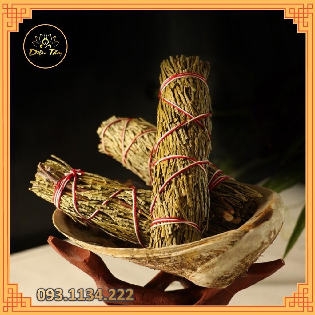 bó lá tuyết tùng (Cedar Smudge) xông nhà