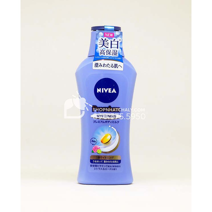 Sữa dưỡng thể trắng da Refresh Plus Whitening Nivea 190ml nội địa Nhật
