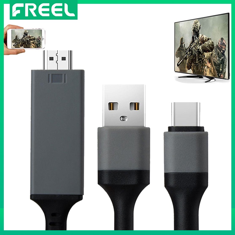 Dây Cáp Sạc Chuyển Đổi HDMI USB Type C MHL 4K HD Cho Mac-Book Samsung Galaxy S20 S10 S9 S8 Note 20 10 Android