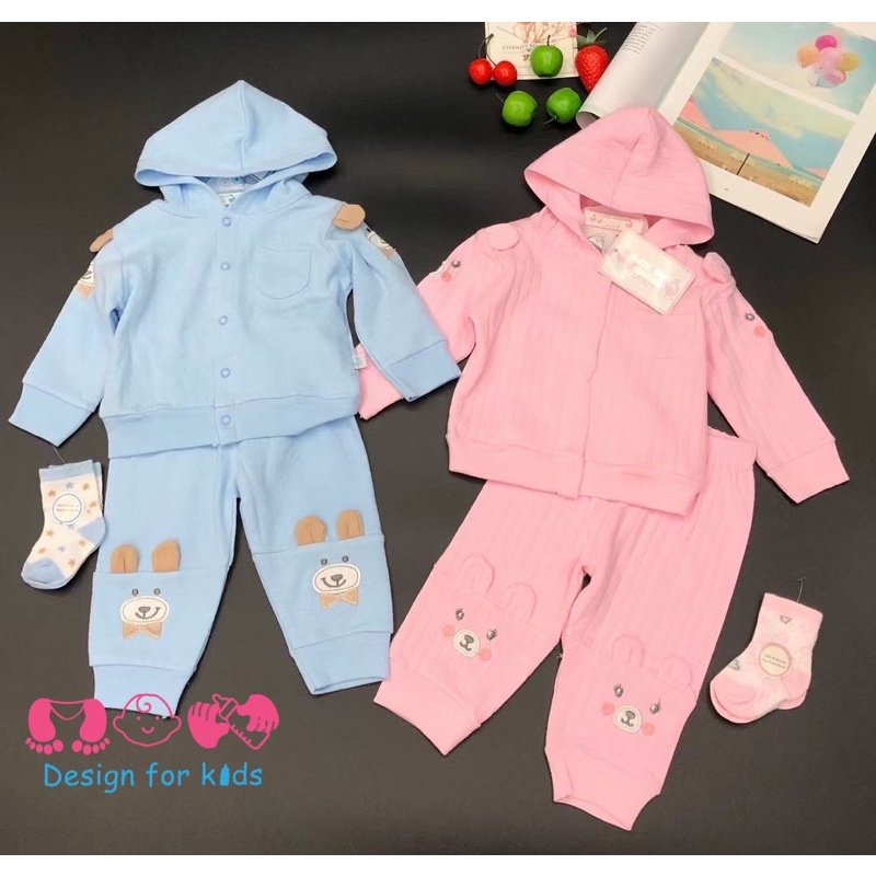 Bộ chần bông mỏng siêu xinh xuất dư xịn cho bé trai và bé gái