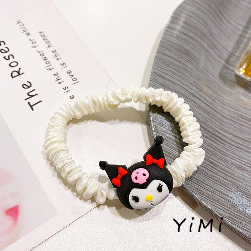 Dây Buộc Tóc Cao Su Cỡ Lớn Họa Tiết Hoạt Hình Đáng Yêu Cho Nữ