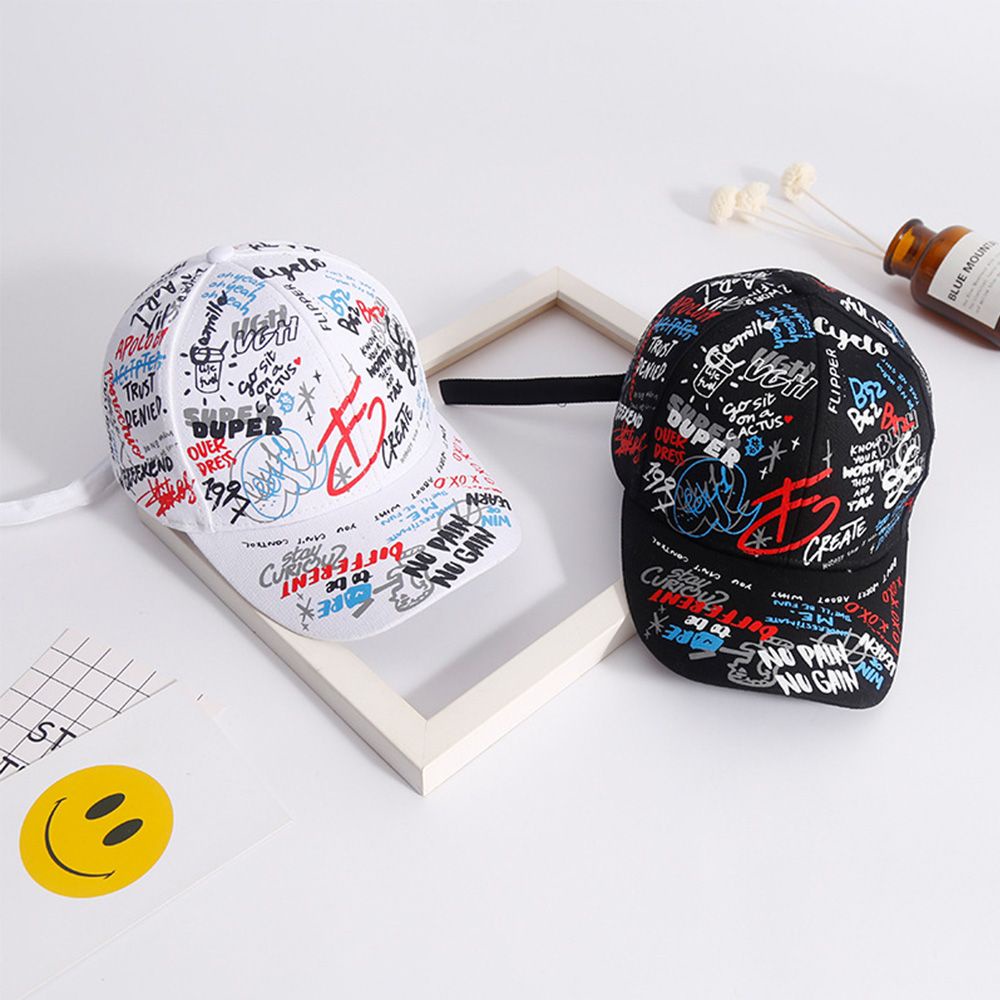 Mũ Lưỡi Trai Che Nắng In Họa Tiết Graffiti Nhiều Màu Tùy Chỉnh Thời Trang Cho Nam Và Nữ