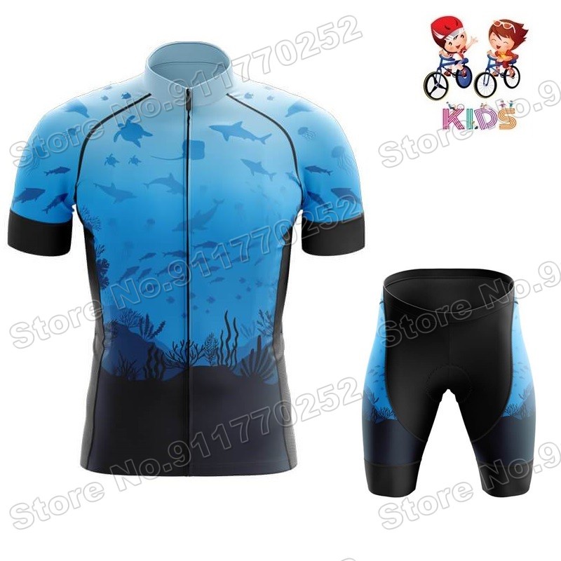 Bộ Quần Áo Chạy Xe Đạp Trẻ Em Thời Trang Năm 2021