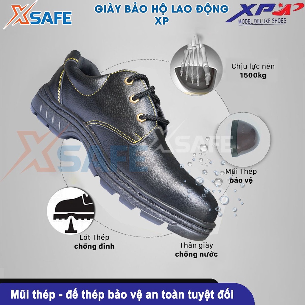 Giày bảo hộ lao động XSAFE chống đinh, chống va đập, cổ thấp thoáng khí, thoải mái, dành cho nam và nữ - XP