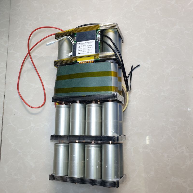 Achun.vn - KHỐI PIN SẮT XE ĐIỆN 48V/54V - 16S- 12AH/18AH XẢ 30A/50A PIN 32650 VÍT