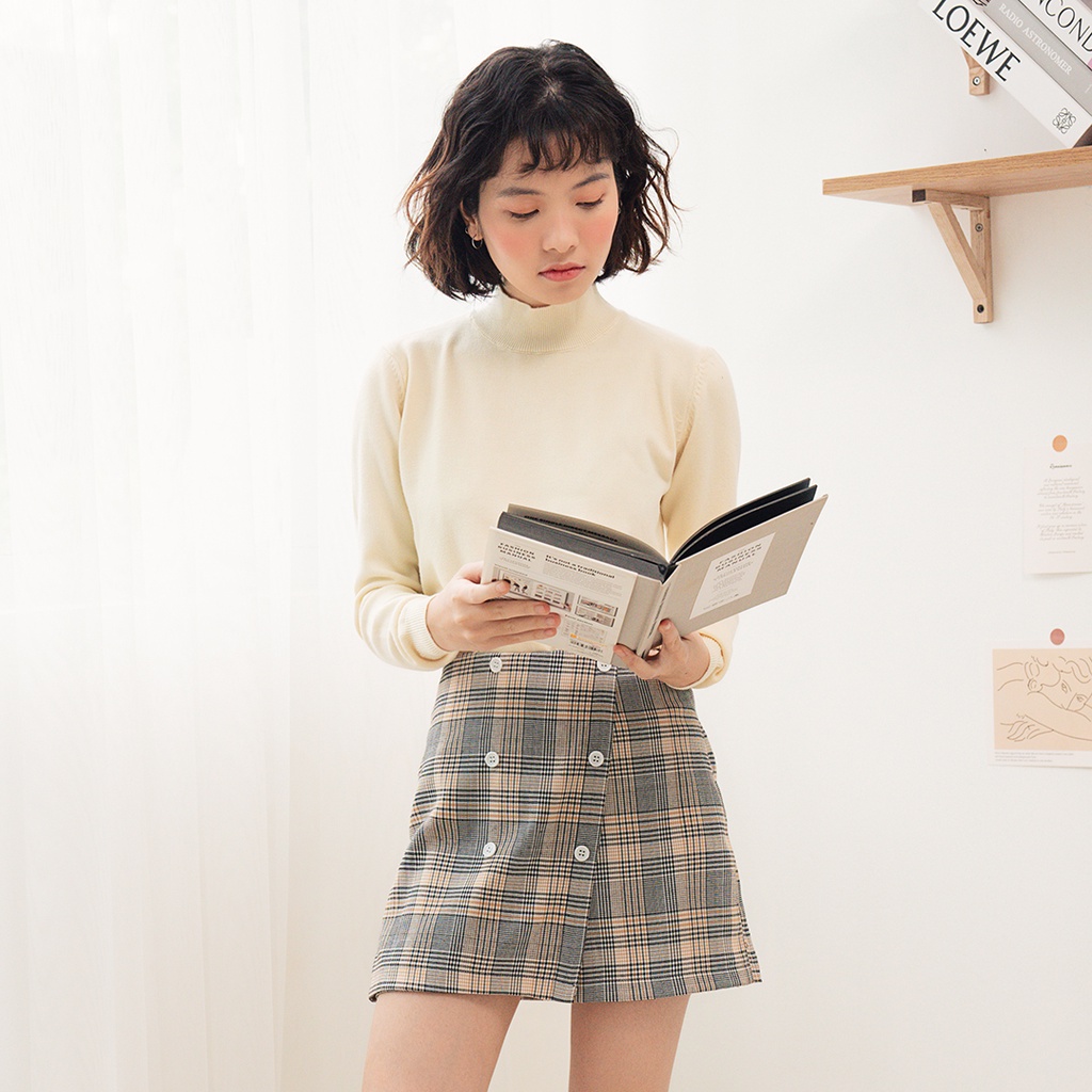 BLEUBIRD Quần váy caro PLAID SKORT