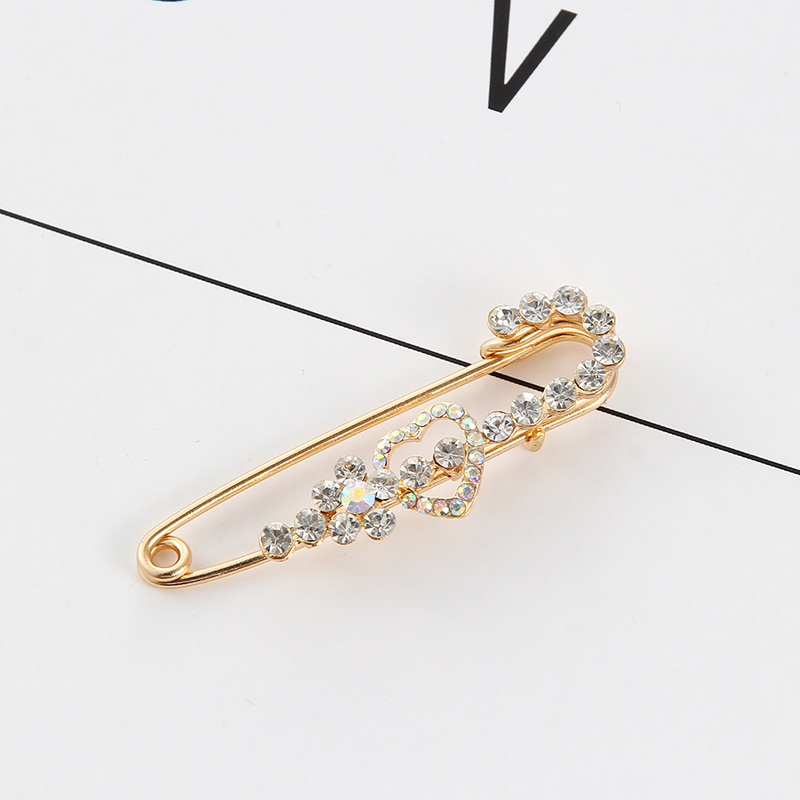 Ghim cài áo đính đá phong cách hàn quốc