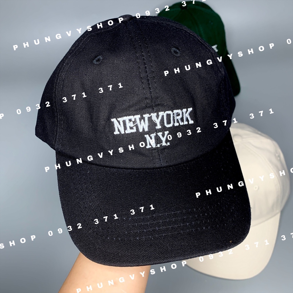 I FORM MỀM I Mũ LƯỠI TRAI unisex cực hot 2022 nam nữ - NEW N YOK Y - nón kết basic