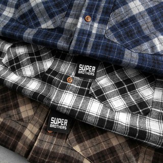 Áo khoác dạ flannel kẻ caro