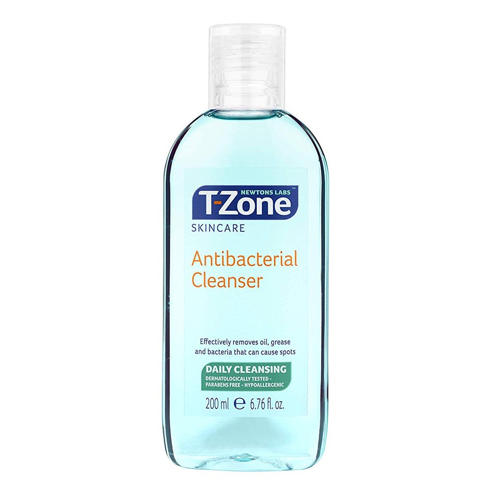 Nước Hoa Hồng Giảm Mụn T-Zone Antibacterial Cleanser 200ml