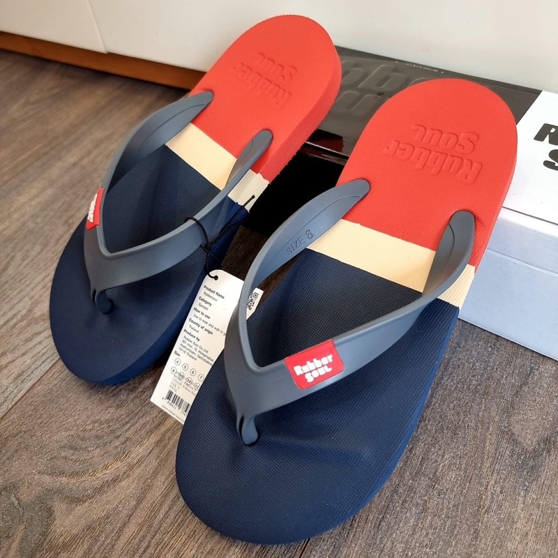 Dép kẹp cao su Thái Lan RubberSoul Balance Tri -Color