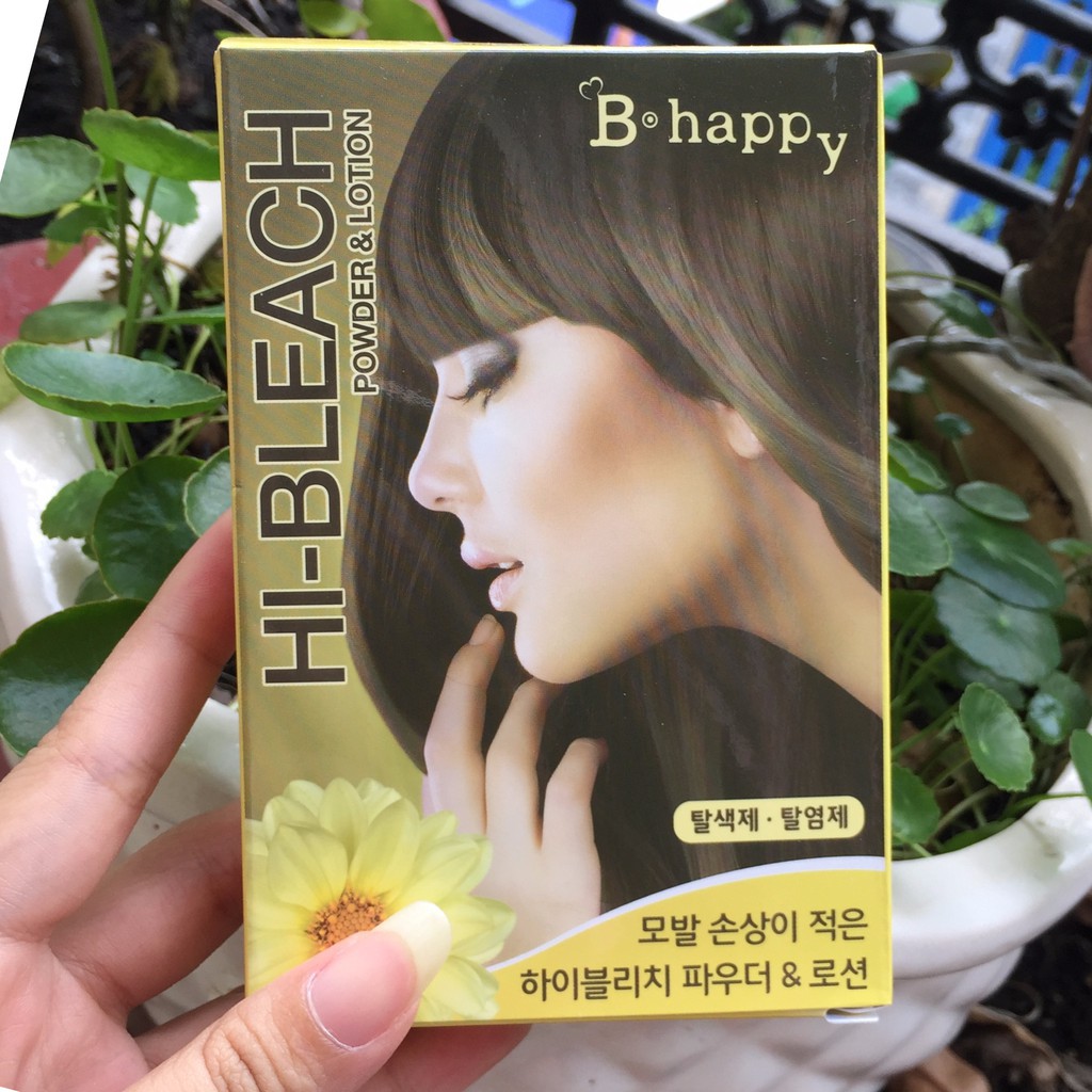 Tẩy tóc an toàn có dưỡng tóc B-Happy