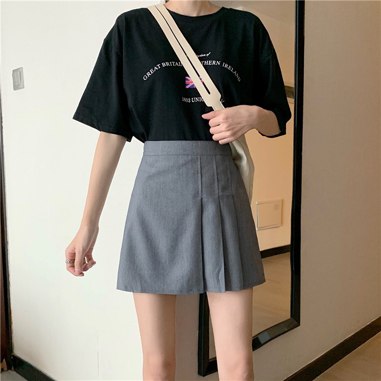 Váy Thời trang Lưng Cao Thiết Kế Xếp Ly Dạng Lệch Cá Tính Cho Nữ | BigBuy360 - bigbuy360.vn